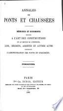 Annales des ponts et chaussées
