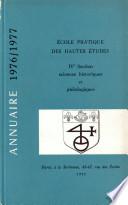 Annuaire 1976 - 1977