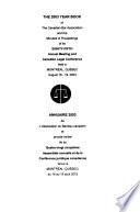 Annuaire de L'Association Du Barreau Canadien Et Le Procès-verbal de Sa ... Assemblée Annuell