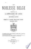 Annuaire de la noblesse de Belgique