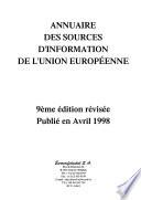 Annuaire des sources d'information de l'Union européenne