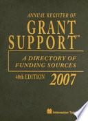Annual Register of Grant Support
