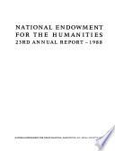 Annual Report - National Endowment for the Humanities