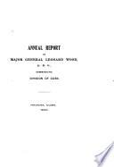 Annual Report of Major General Leonard Wood, U.S.V., Commanding Division of Cuba