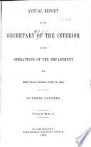 Annual Report of the Department of the Interior