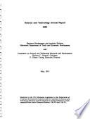 Annual Report of the Office of Science and Technology