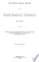 Annual Report of the State Board of Pharmacy of Illinois