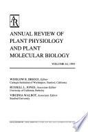 Annual Review of Plant Physiology and Plant Molecular Biology