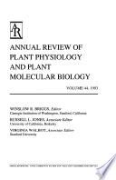 Annual Review of Plant Physiology and Plant Molecular Biology