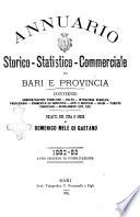 Annuario storico statistico commerciale di Bari e provincia