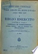 Annuario ufficiale delle forze armate del regno d'Italia