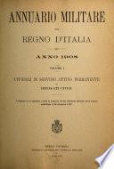 Annuario ufficiale delle forze armate del regno d'Italia