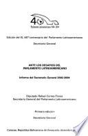Ante los desafíos del parlamento latinoamericano