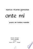 Ante mí