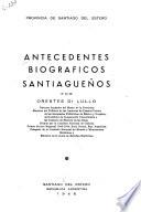 Antecedentes biográficos santiagueños