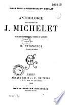 Anthologie des oeuvres de J. Michelet