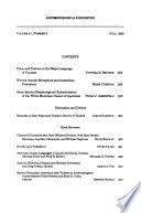 Anthropological Linguistics