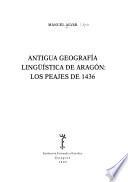 Antigua geografía lingüística de Aragón