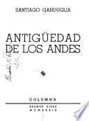 Antigüedad de los Andes