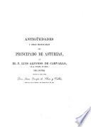 Antigüedades y cosas memorables del principado de Asturias, por el P. Luis Alfonso de Carvalho, obra postuma