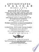 Antiquitates Italicae medii aevi