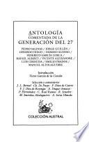 Antología comentada de la Generación del 27