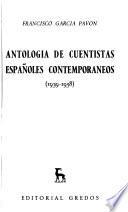 Antología de cuentistas españoles contemporáneos (1939-1958).