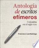 Antología de escritos efímeros