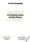 Antología de la literatura española del siglo XX
