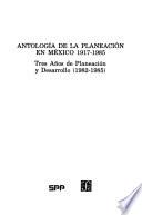 Antología de la planeación en México
