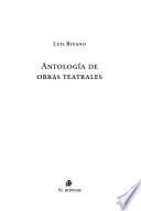 Antología de obras teatrales