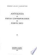 Antología de poetas contemporáneos de Puerto Rico