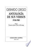 Antología de sus versos, 1918-1983