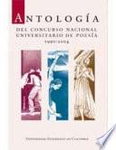 Antología del Concurso Nacional Universitario de Poesía