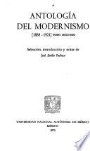 Antología del modernismo, 1884-1921