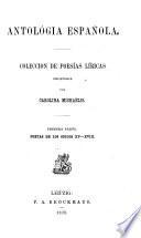 Antológia española