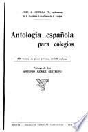 Antología española para colegios
