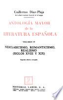 Antologia mayor de la literatura española