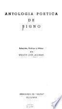 Antología poética de Signo