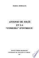 Antonio de Solís et la comedia d'intrigue