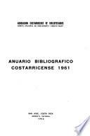 Anuario bibliográfico costarricense