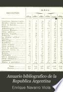 Anuario bibliográfico de la República Arjentina