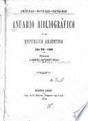 Anuario bibliográfico de la República Arjentina