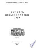 Anuario bibliografico