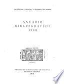 Anuario bibliograf́ico