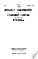 Anuario colombiano de historia social y de la cultura