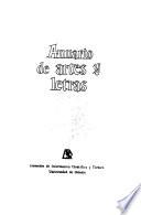 Anuario de artes y letras