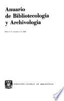 Anuario de bibliotecología y archivología
