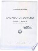 Anuario de Derecho 1
