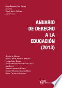 Anuario de derecho a la educación 2013